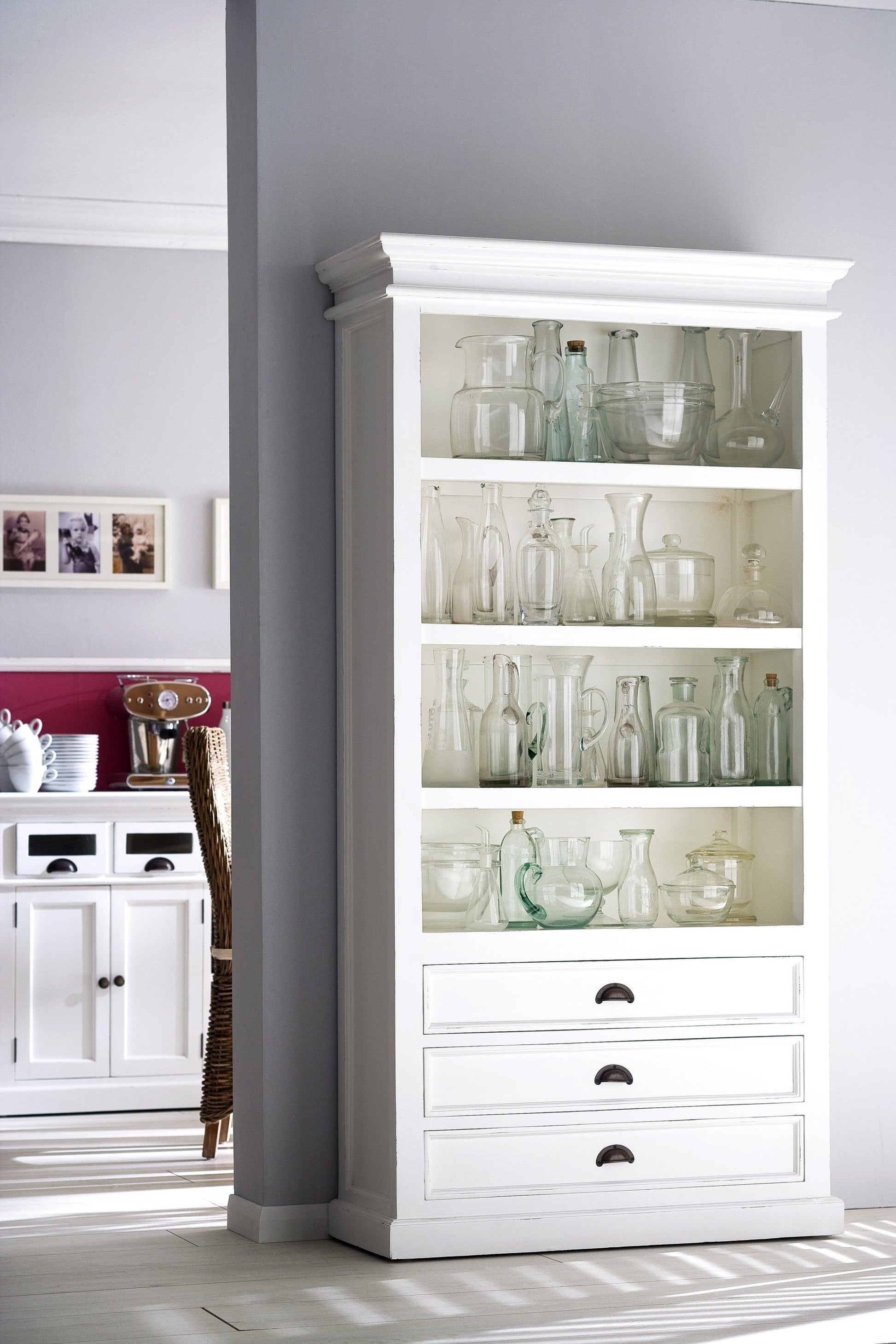 Classic White Bookcase - AFS