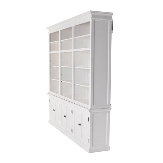 Classic White Triple-Bay Hutch Unit - AFS