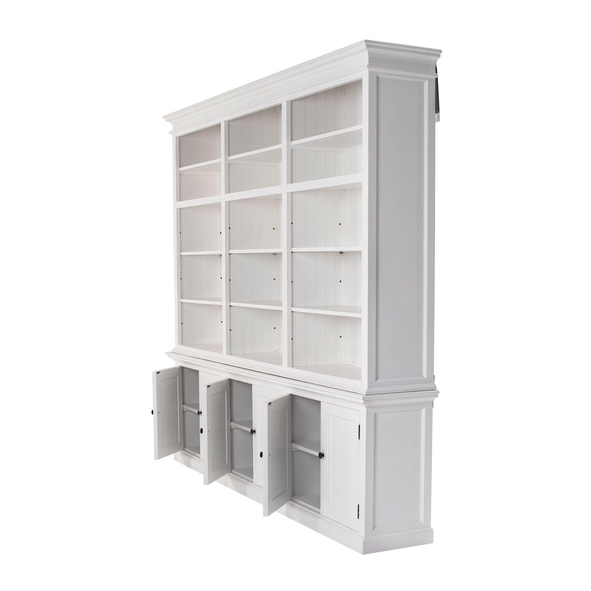 Classic White Triple-Bay Hutch Unit - AFS