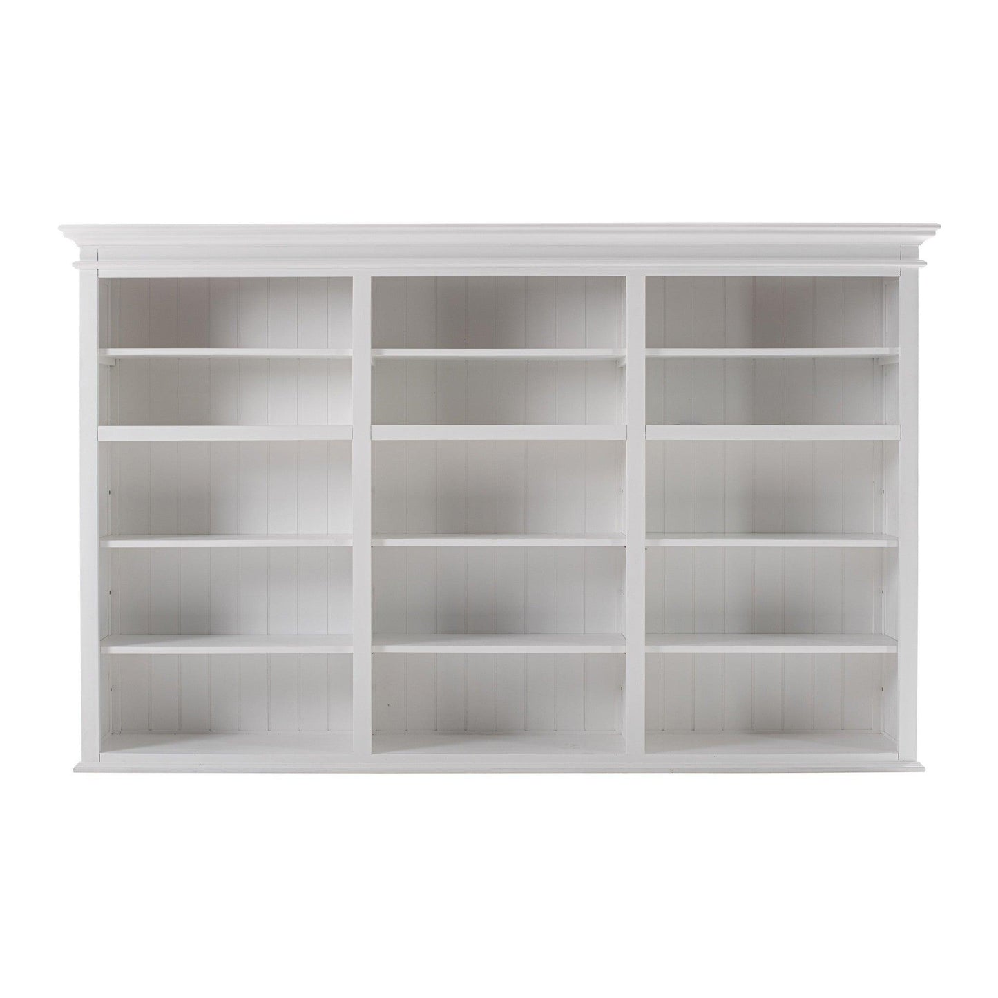 Classic White Triple-Bay Hutch Unit - AFS