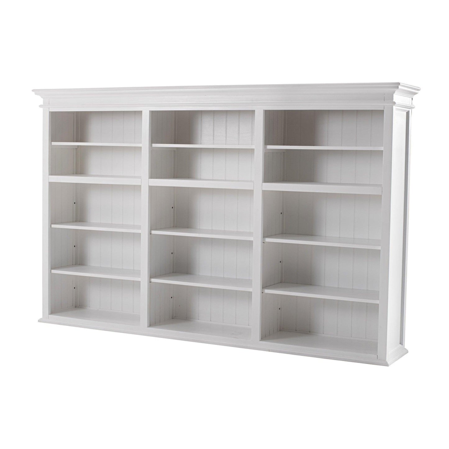 Classic White Triple-Bay Hutch Unit - AFS