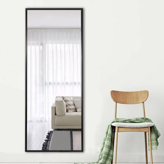 Black Aluminum Framed Mirror - AFS