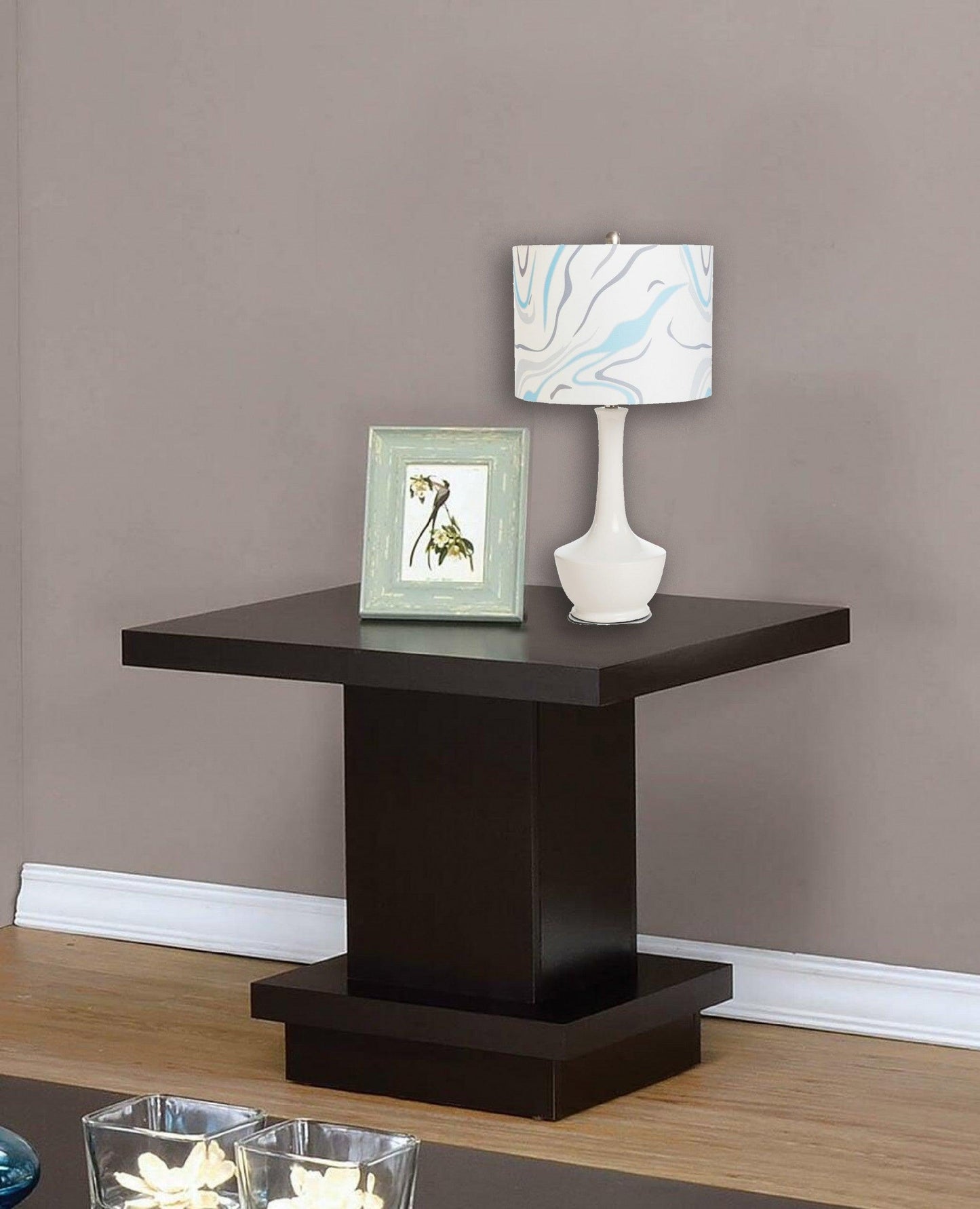 Set of 2 White Contemporary Table Lamps - AFS