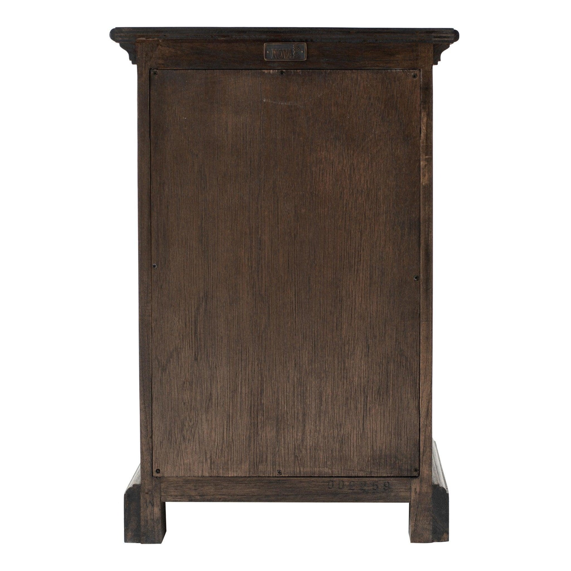 Black Wash Three Drawer Nightstand - AFS