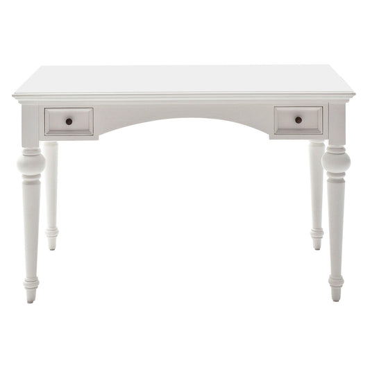 Antiqued White Provencial Writing or Computer Desk - AFS