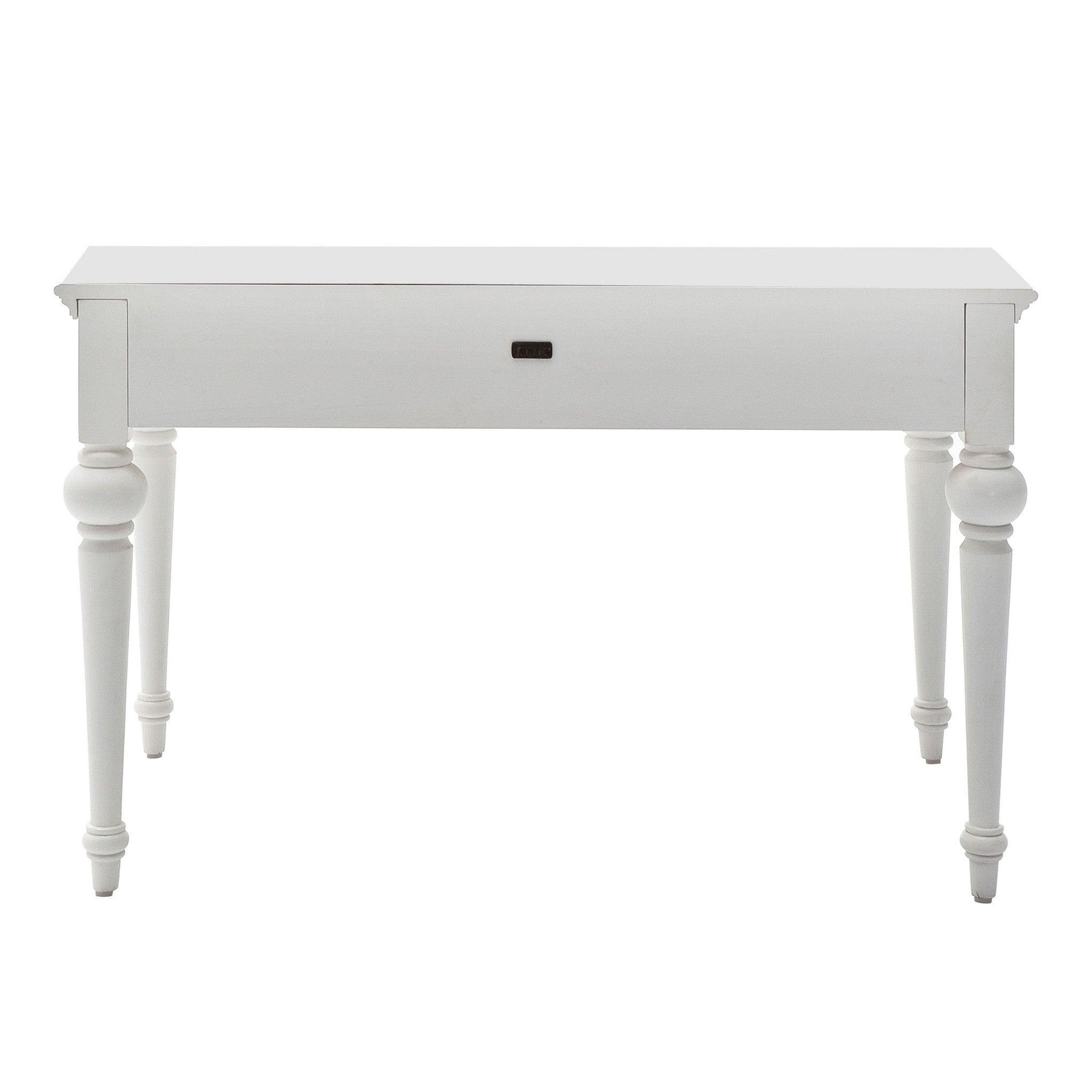 Antiqued White Provencial Writing or Computer Desk - AFS