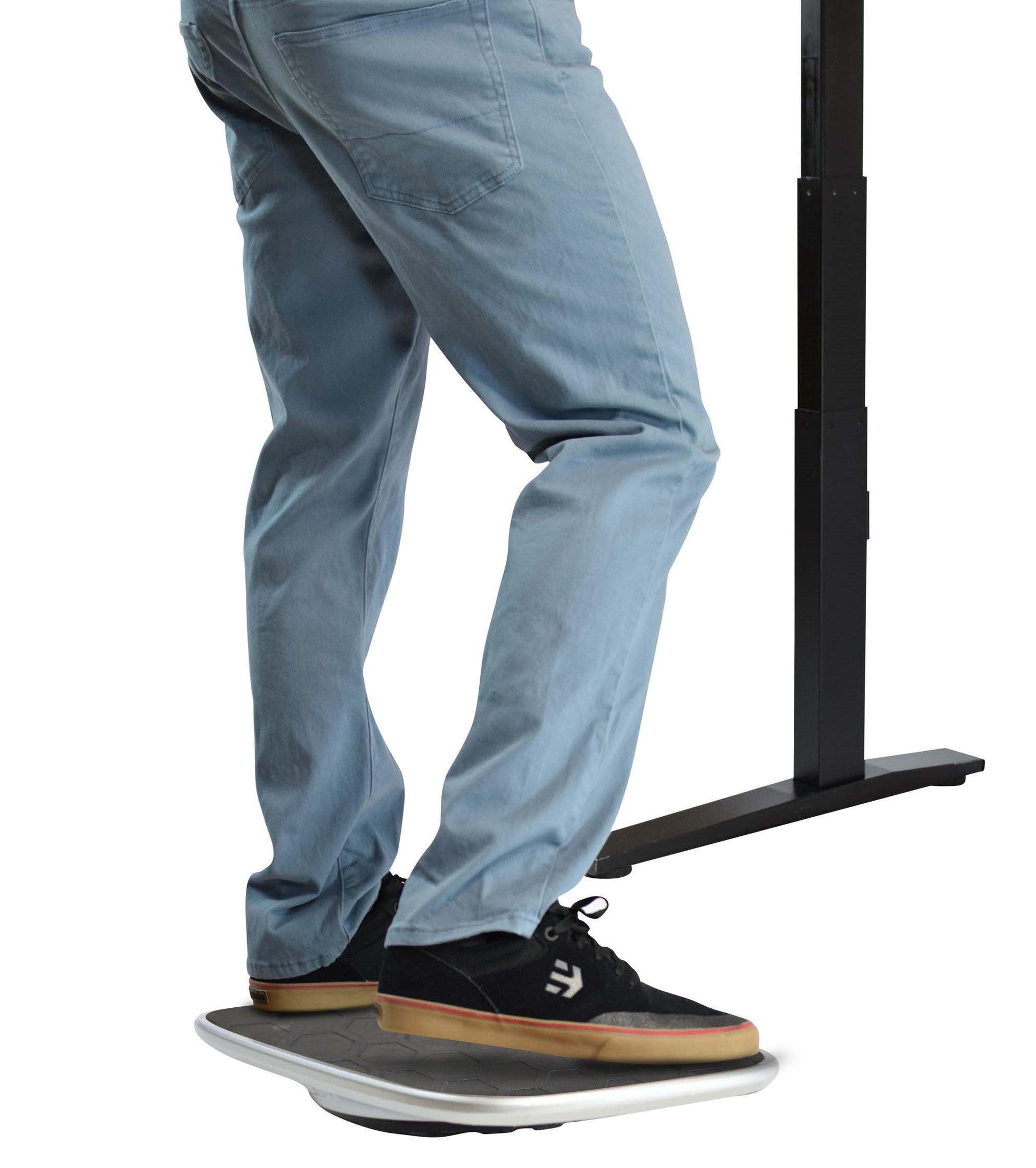 Black and White Active Standing Desk Balance Board - AFS