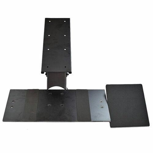 Black Ergonomic Under Desk Pull Out Keyboard Tray - AFS