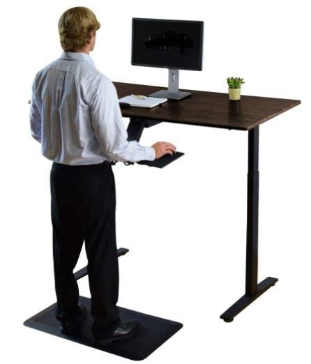 Premier Black Dual Motor Electric Office Adjustable Standing Desk - AFS