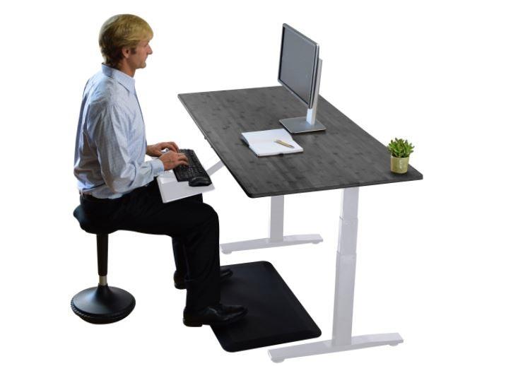 Premier 52" White Dual Motor Electric Office Adjustable Standing Desk - AFS