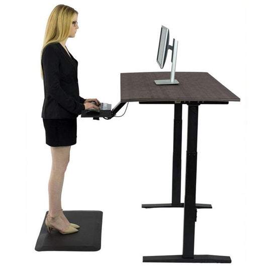 Premier 52" Black Dual Motor Electric Office Adjustable Standing Desk - AFS