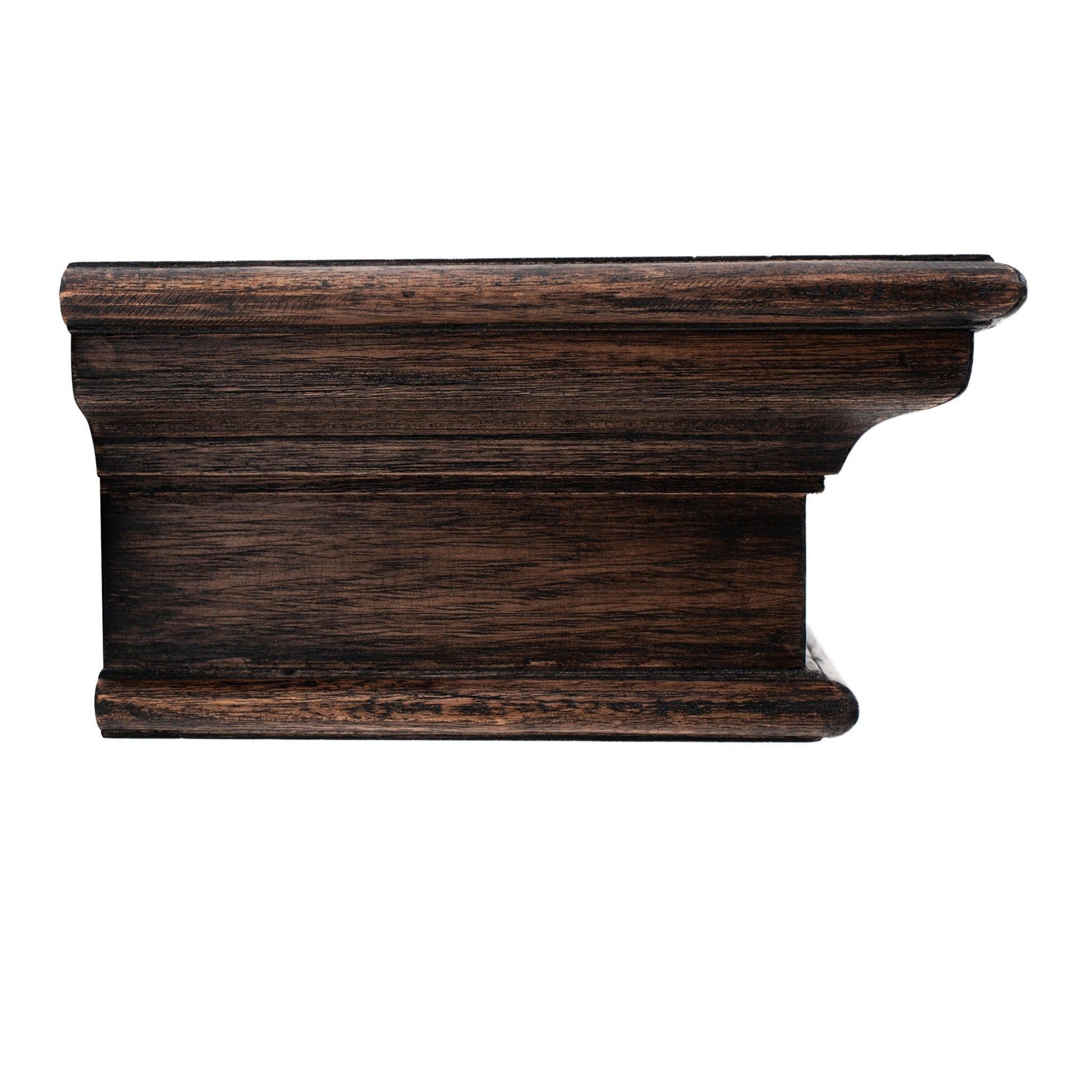 23" Black Wash Floating Wall Shelf - AFS