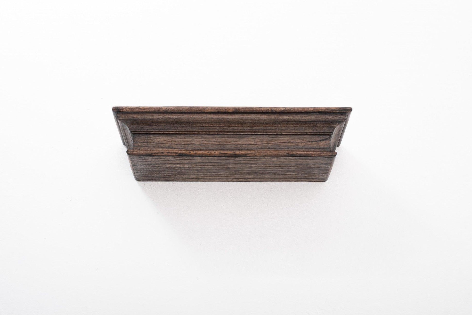 23" Black Wash Floating Wall Shelf - AFS