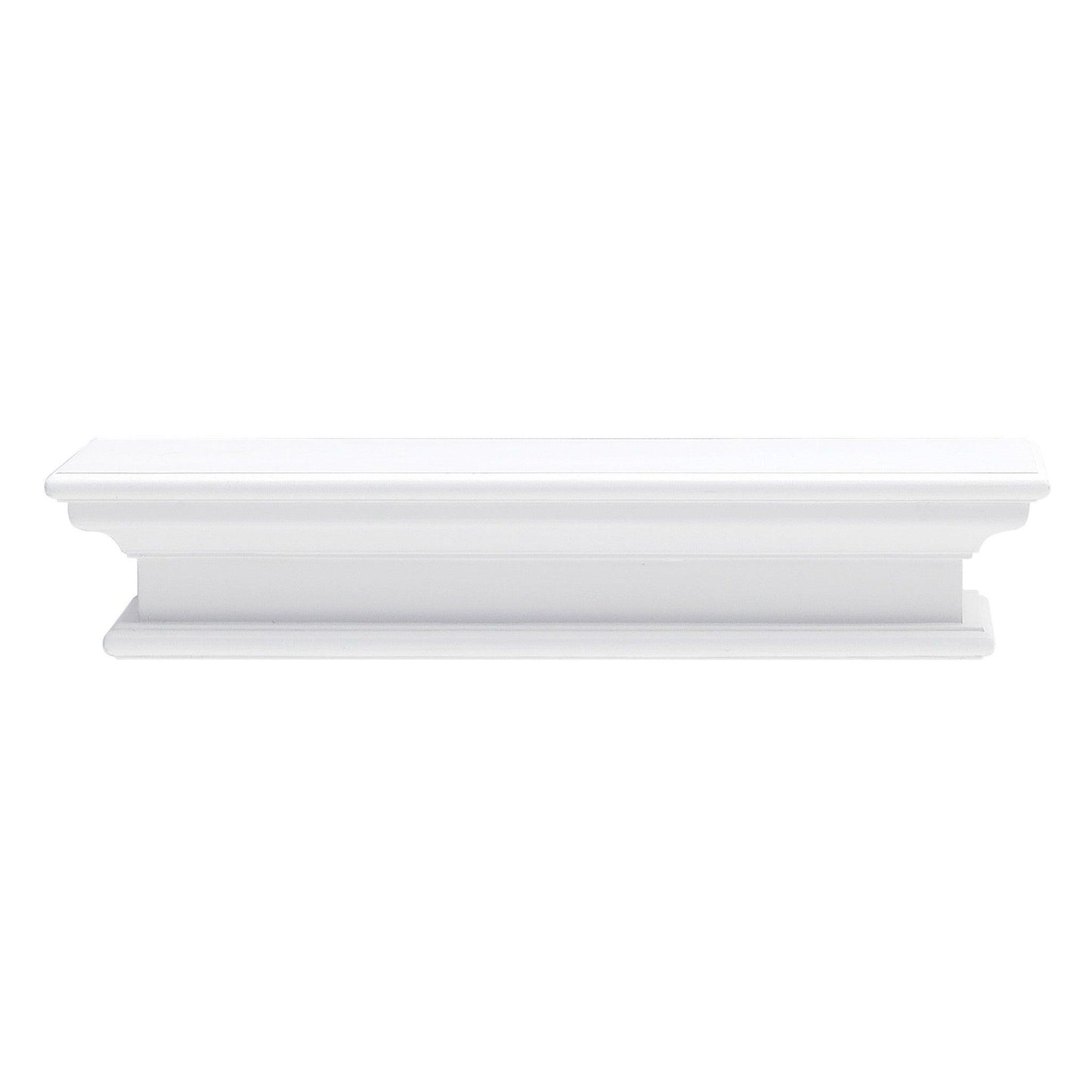 23" Classic White Floating Wall Shelf - AFS