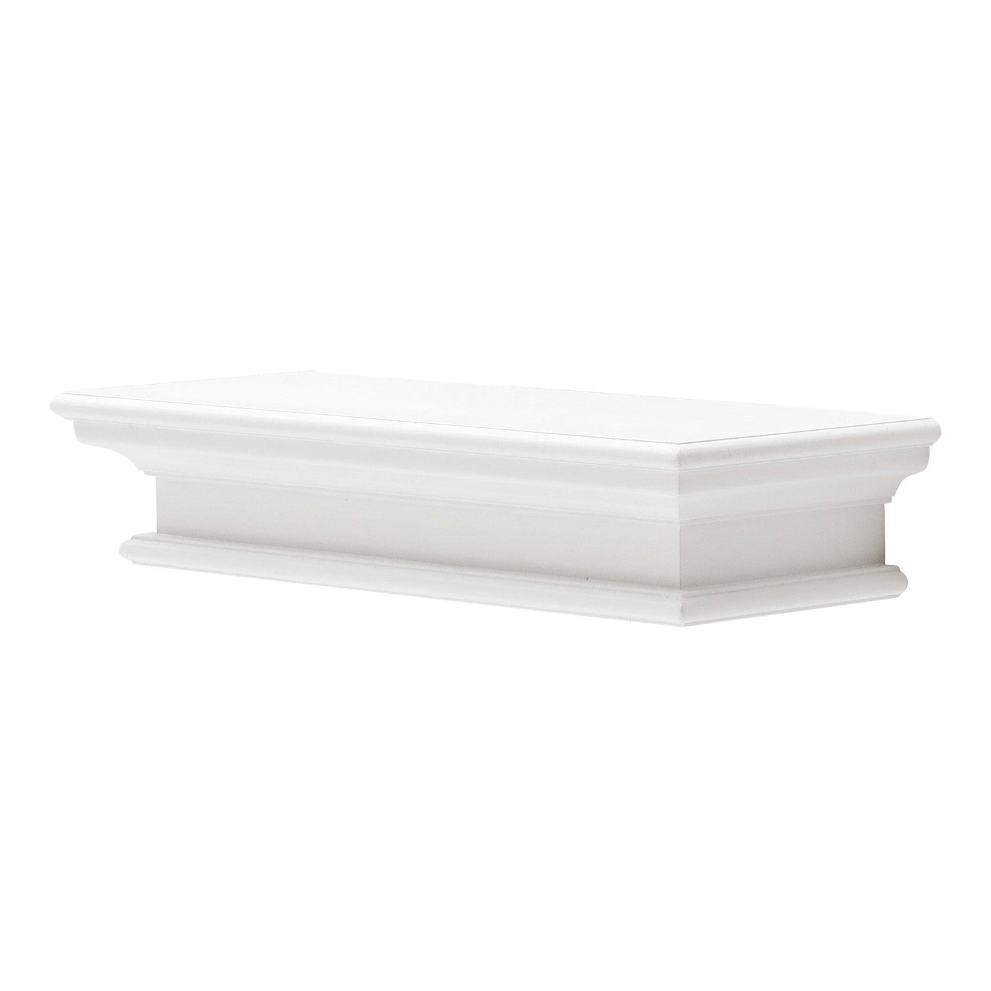 23" Classic White Floating Wall Shelf - AFS