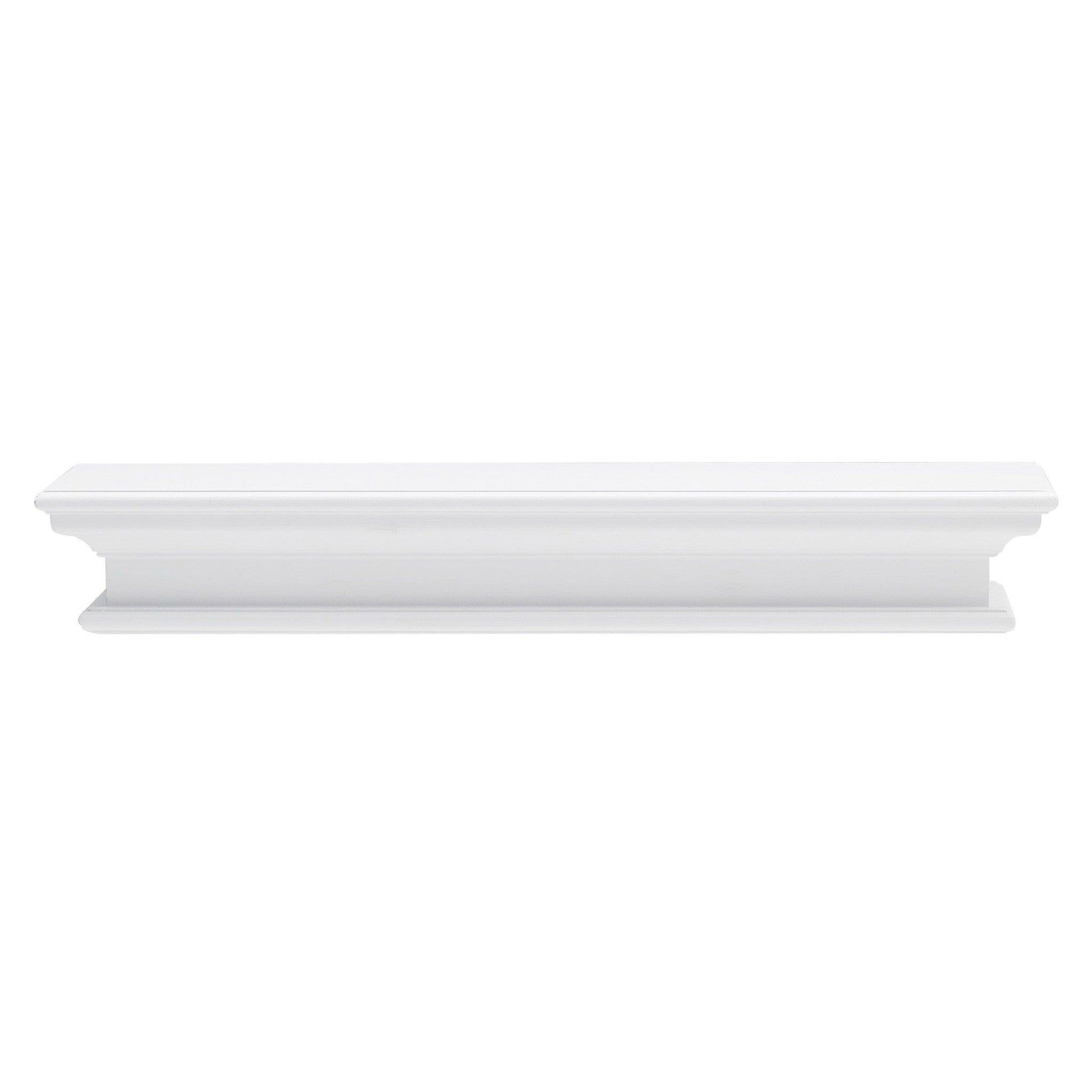 32" Classic White Floating Wall Shelf - AFS