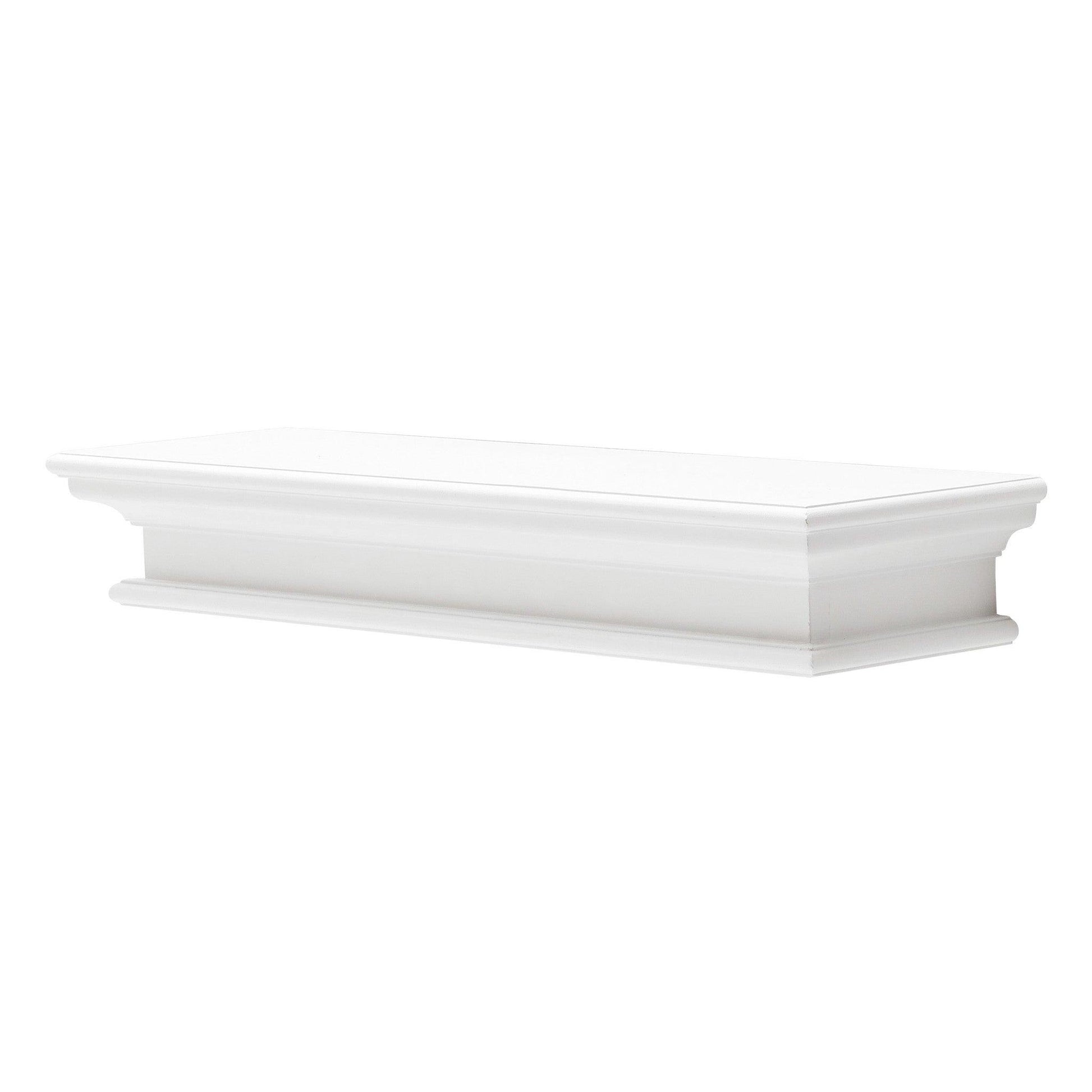 32" Classic White Floating Wall Shelf - AFS