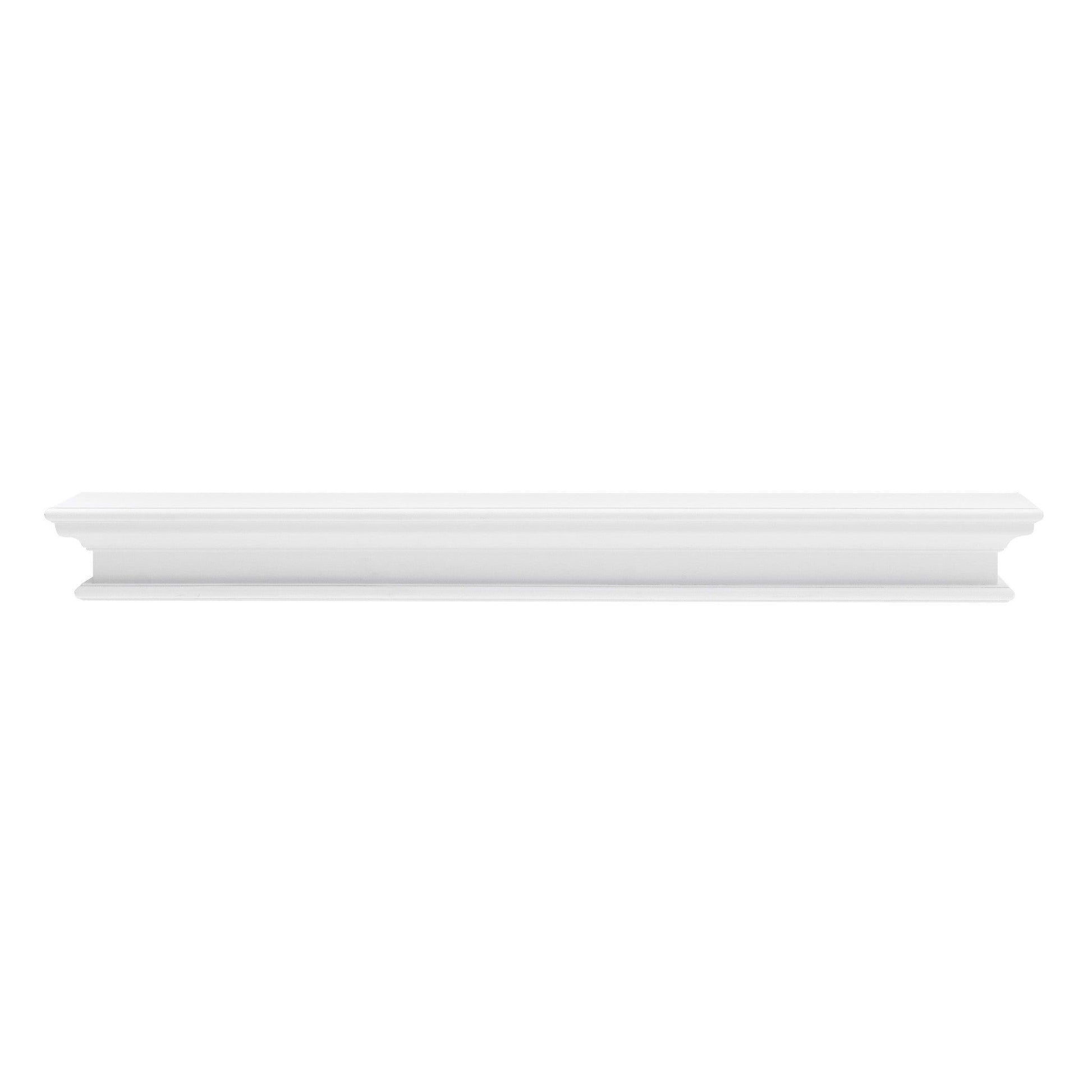 47" Classic White XL Floating Wall Shelf - AFS