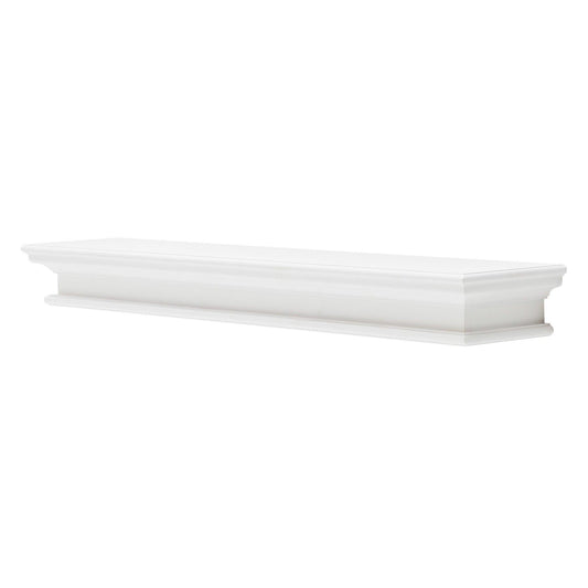 47" Classic White XL Floating Wall Shelf - AFS