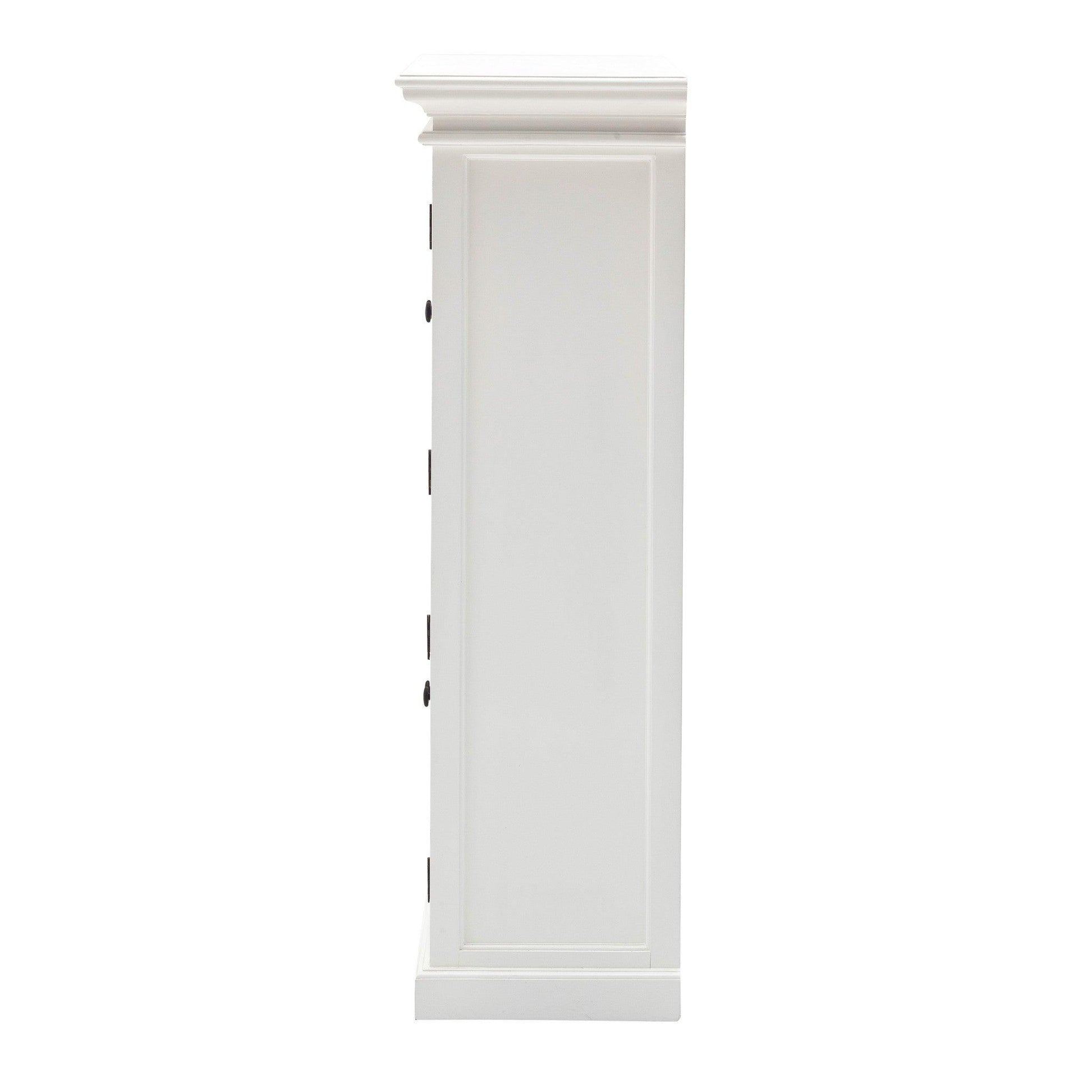 Classic White Two Level Storage Cabinet - AFS