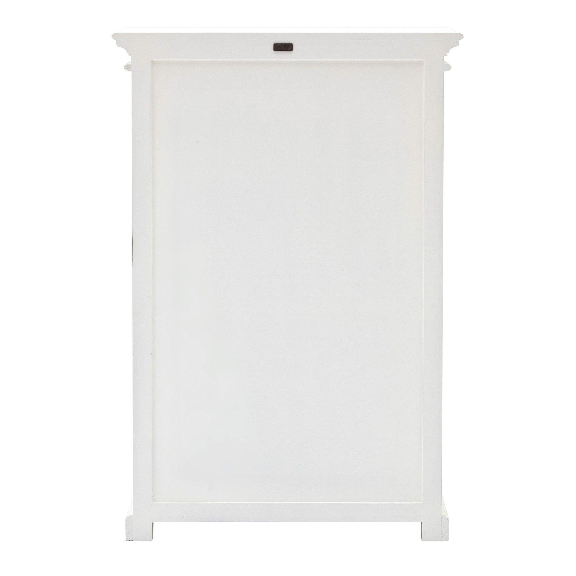 Classic White Two Level Storage Cabinet - AFS