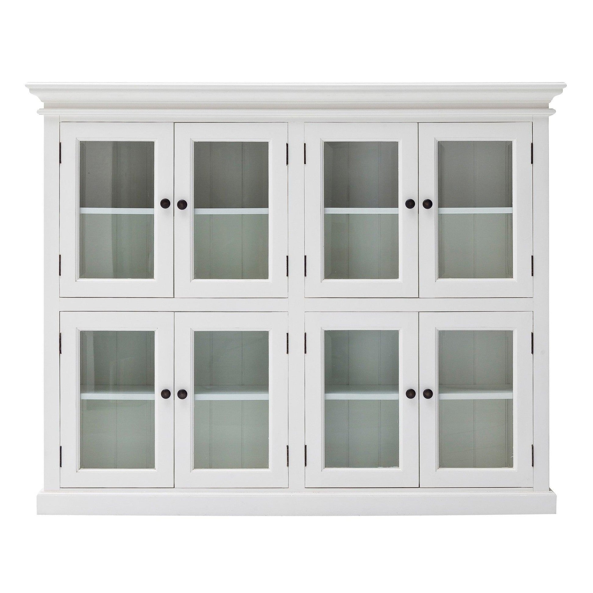 Classic White Two Level Mega Storage Cabinet - AFS