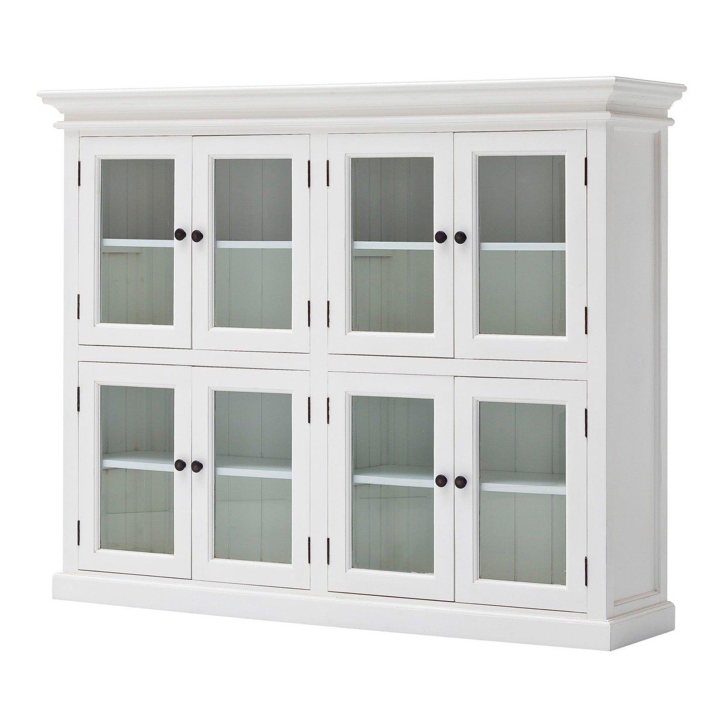 Classic White Two Level Mega Storage Cabinet - AFS