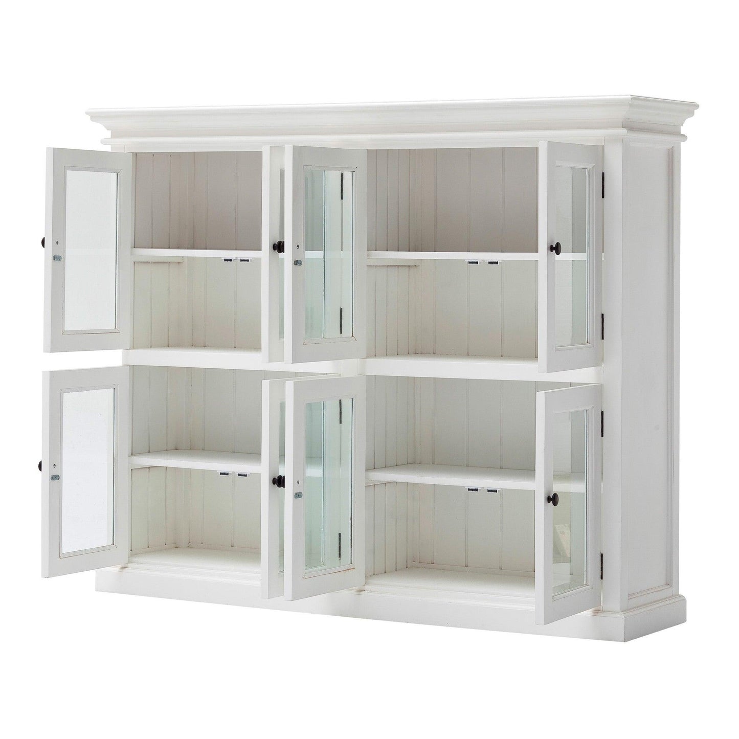 Classic White Two Level Mega Storage Cabinet - AFS