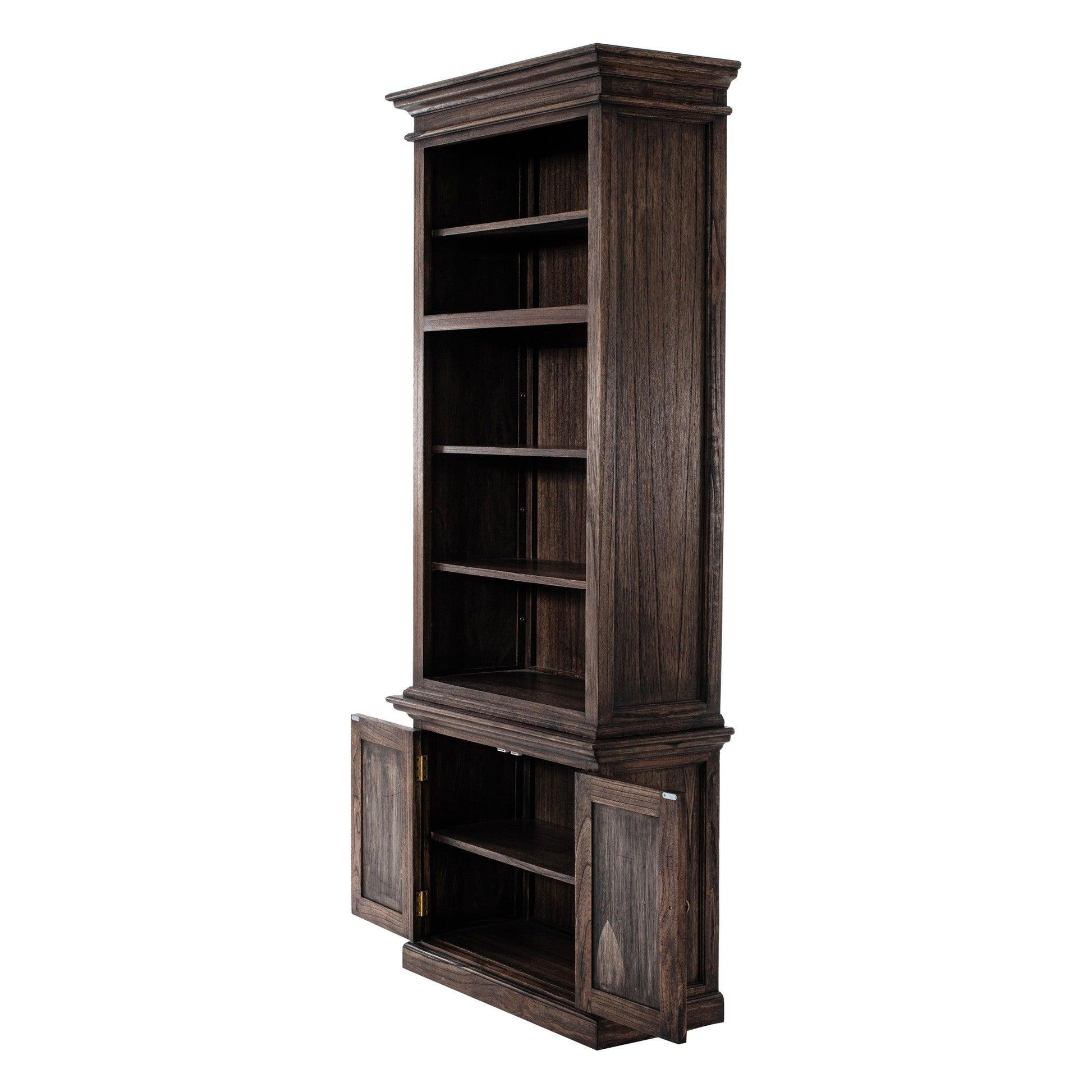 Black Wash Bookshelf Hutch - AFS