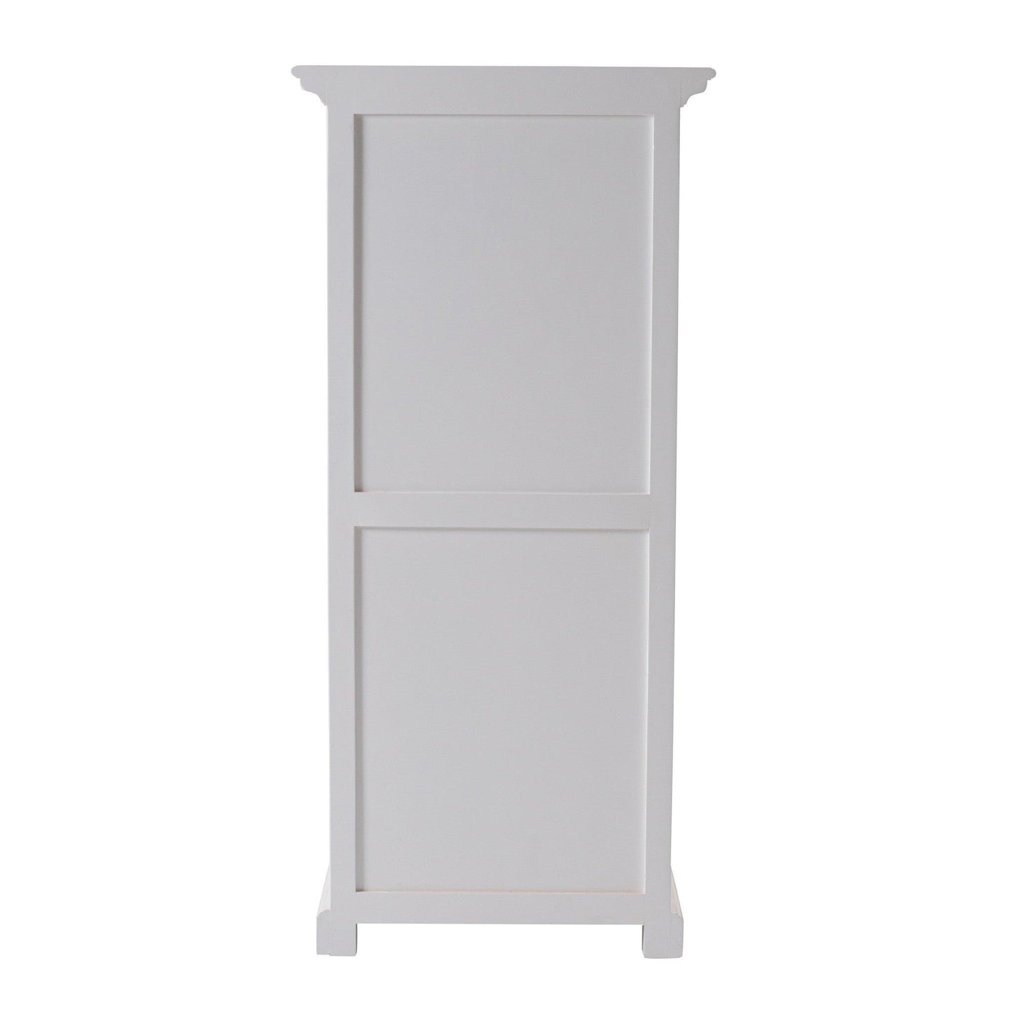 Classic White Storage Cabinet with Basket Set - AFS