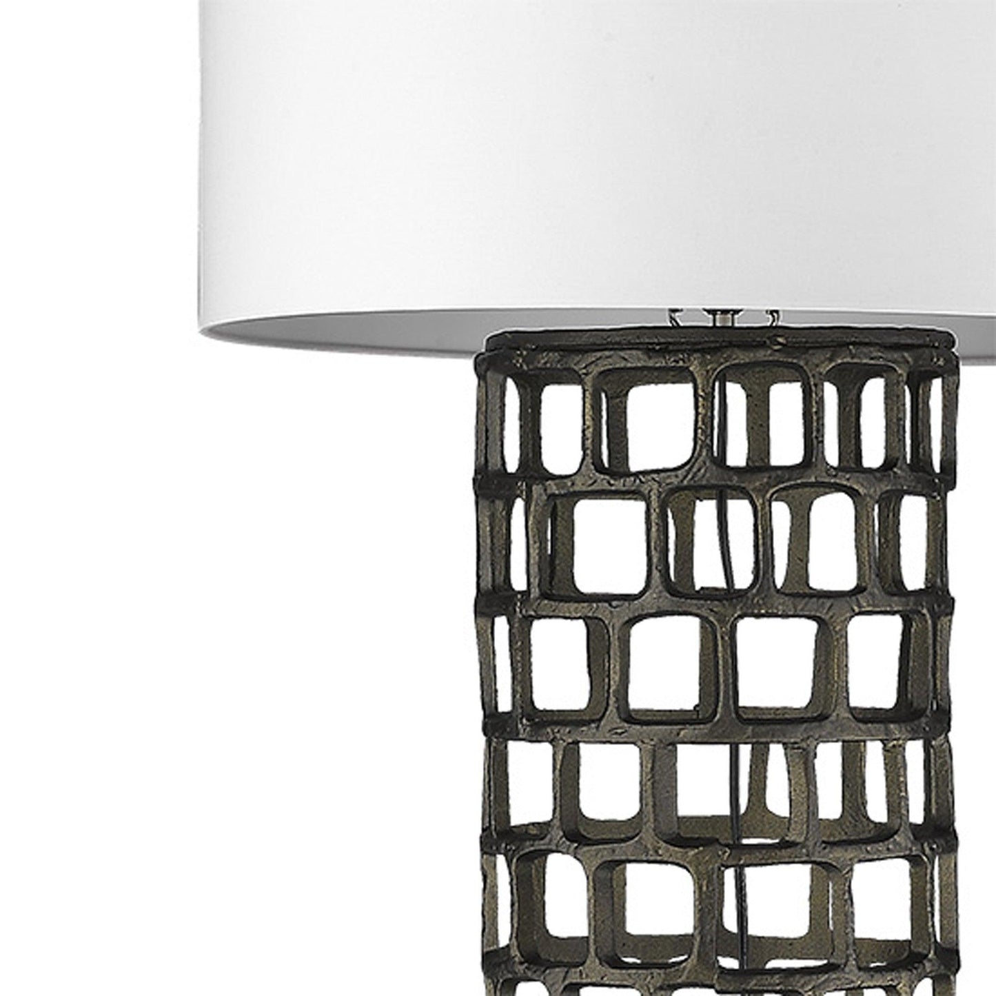 Vallin 1-Light Black Gold Floor Lamp - AFS