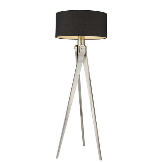 Sangallo 1-Light Satin Nickel Floor Lamp - AFS