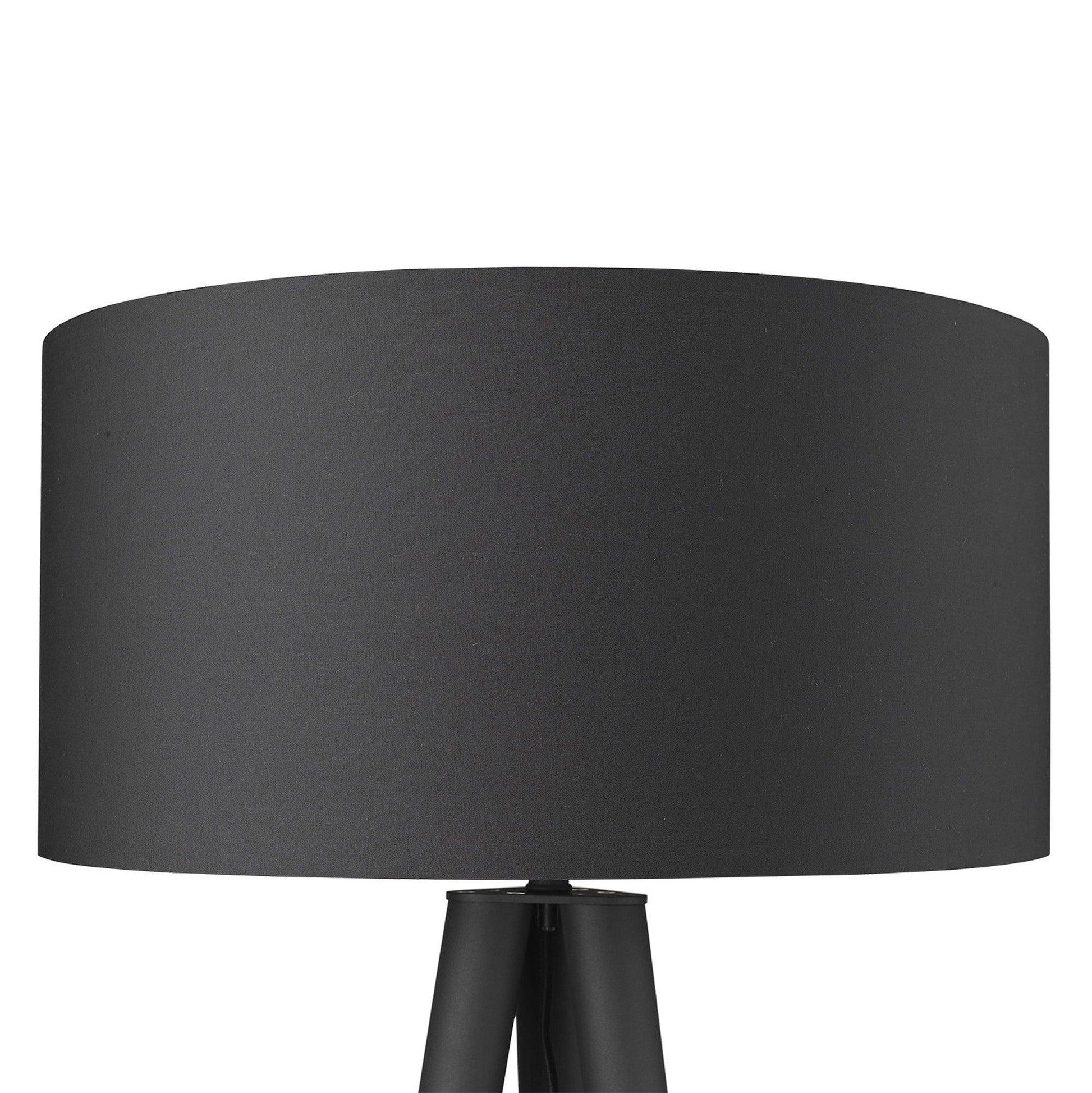 Tourer 1-Light Matte Black Floor Lamp - AFS