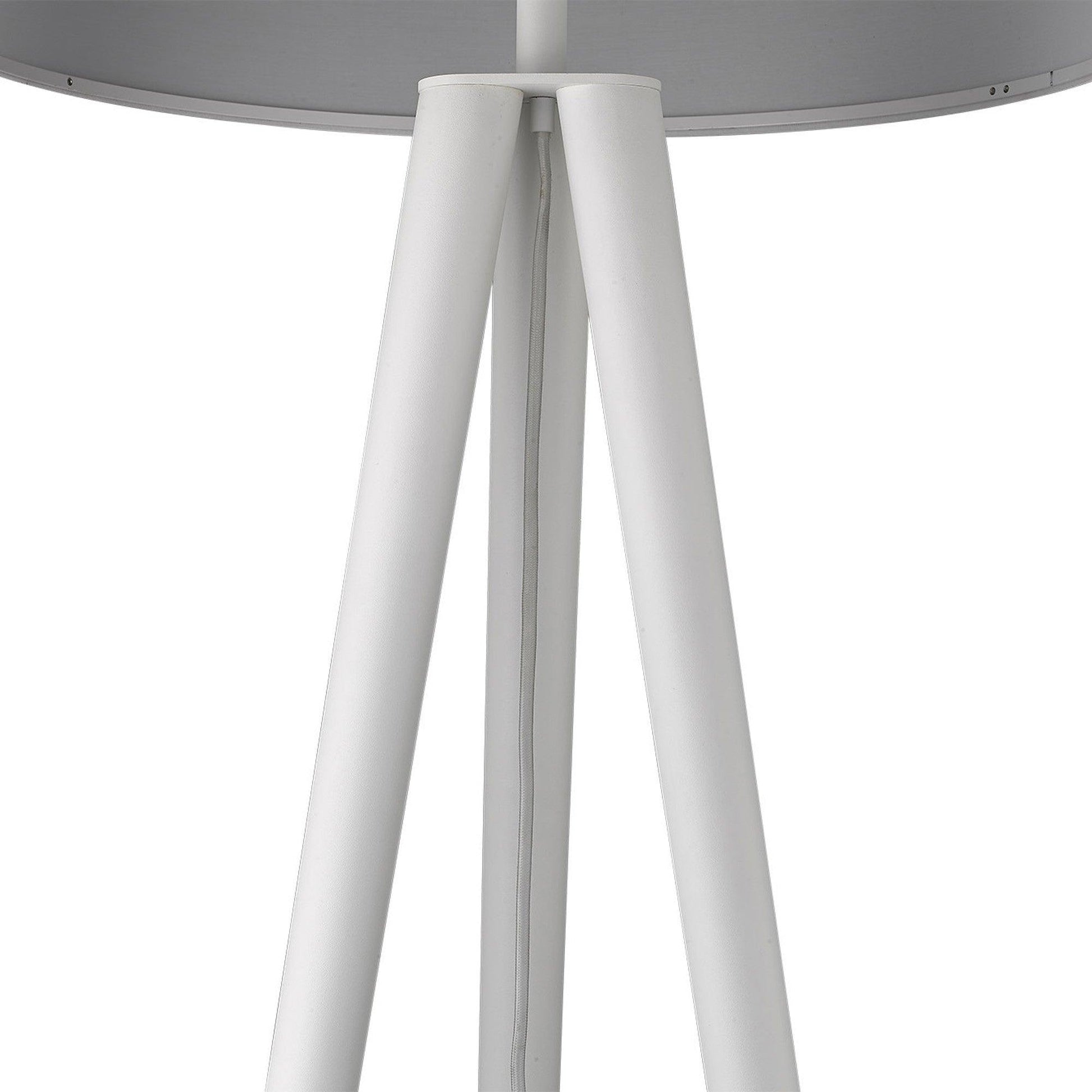 Tourer 1-Light White Floor Lamp - AFS