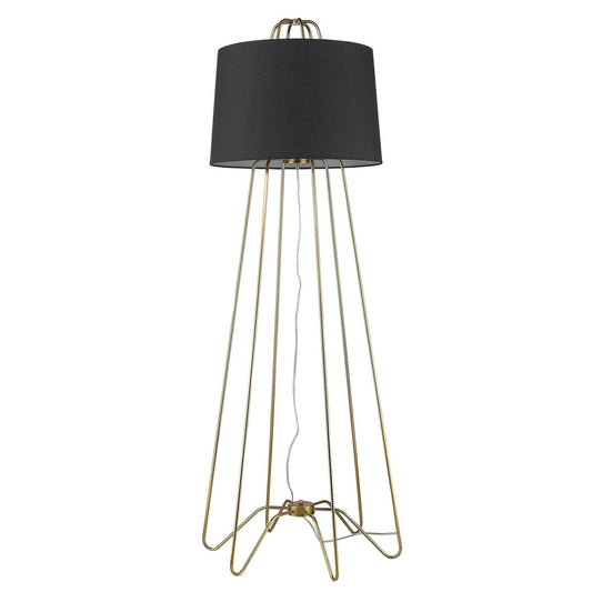 Lamia 1-Light Gold Floor Lamp - AFS