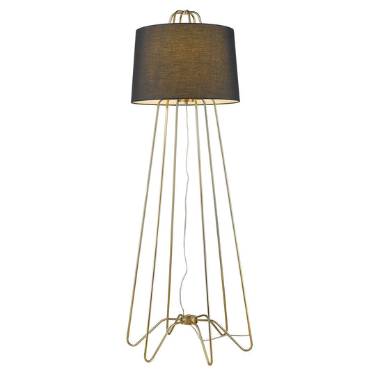 Lamia 1-Light Gold Floor Lamp - AFS