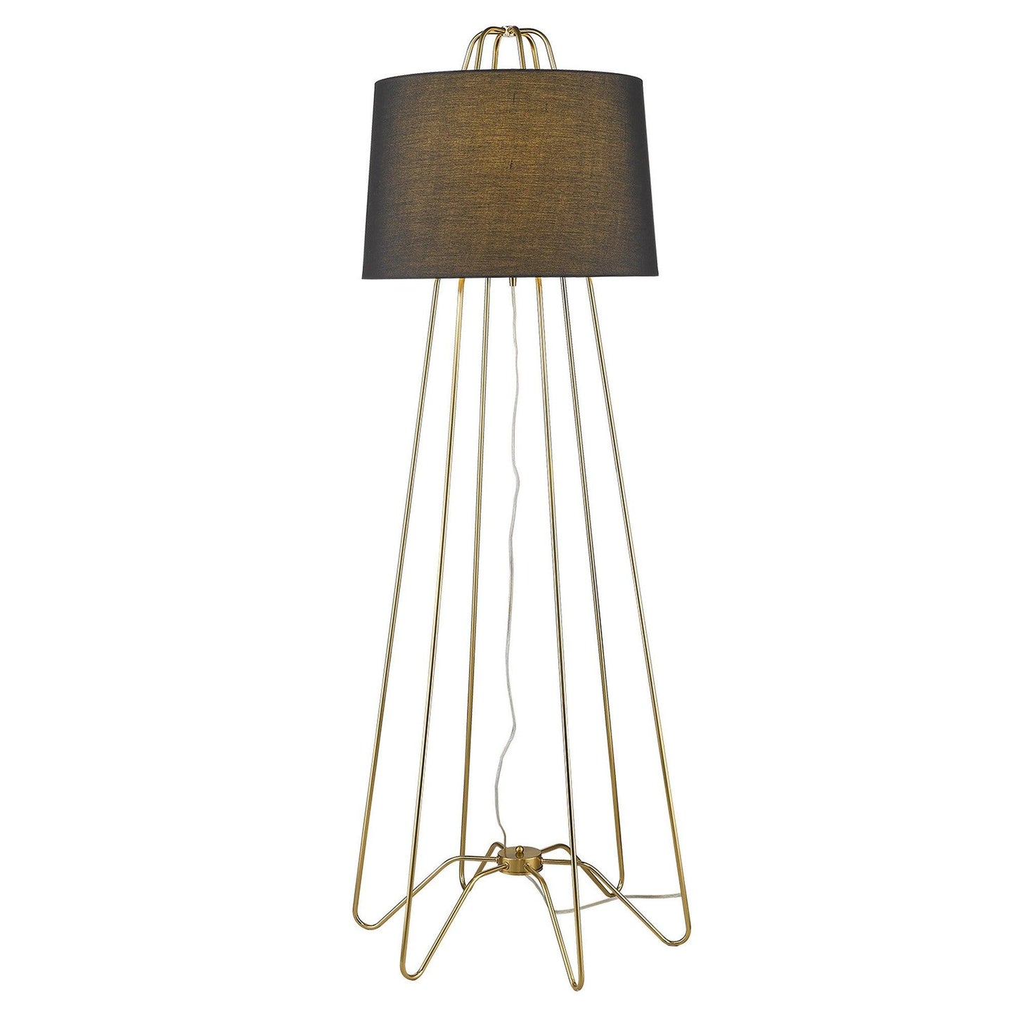 Lamia 1-Light Gold Floor Lamp - AFS