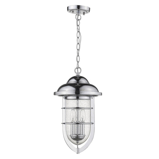 Dylan 3-Light Chrome Hanging Lantern - AFS