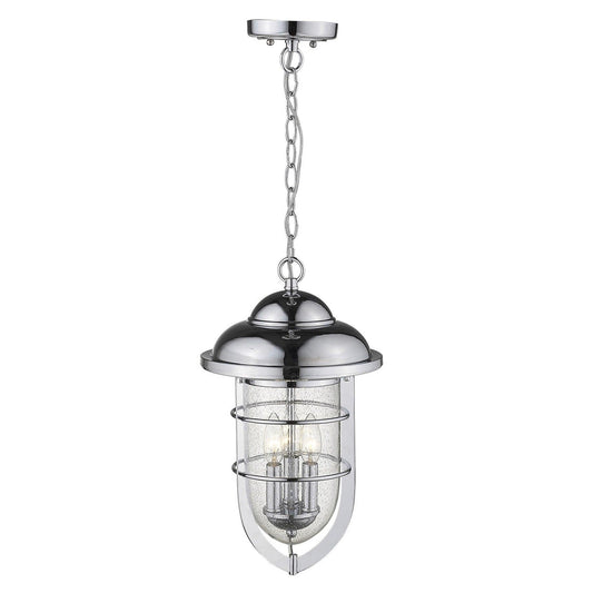 Dylan 3-Light Chrome Hanging Lantern - AFS