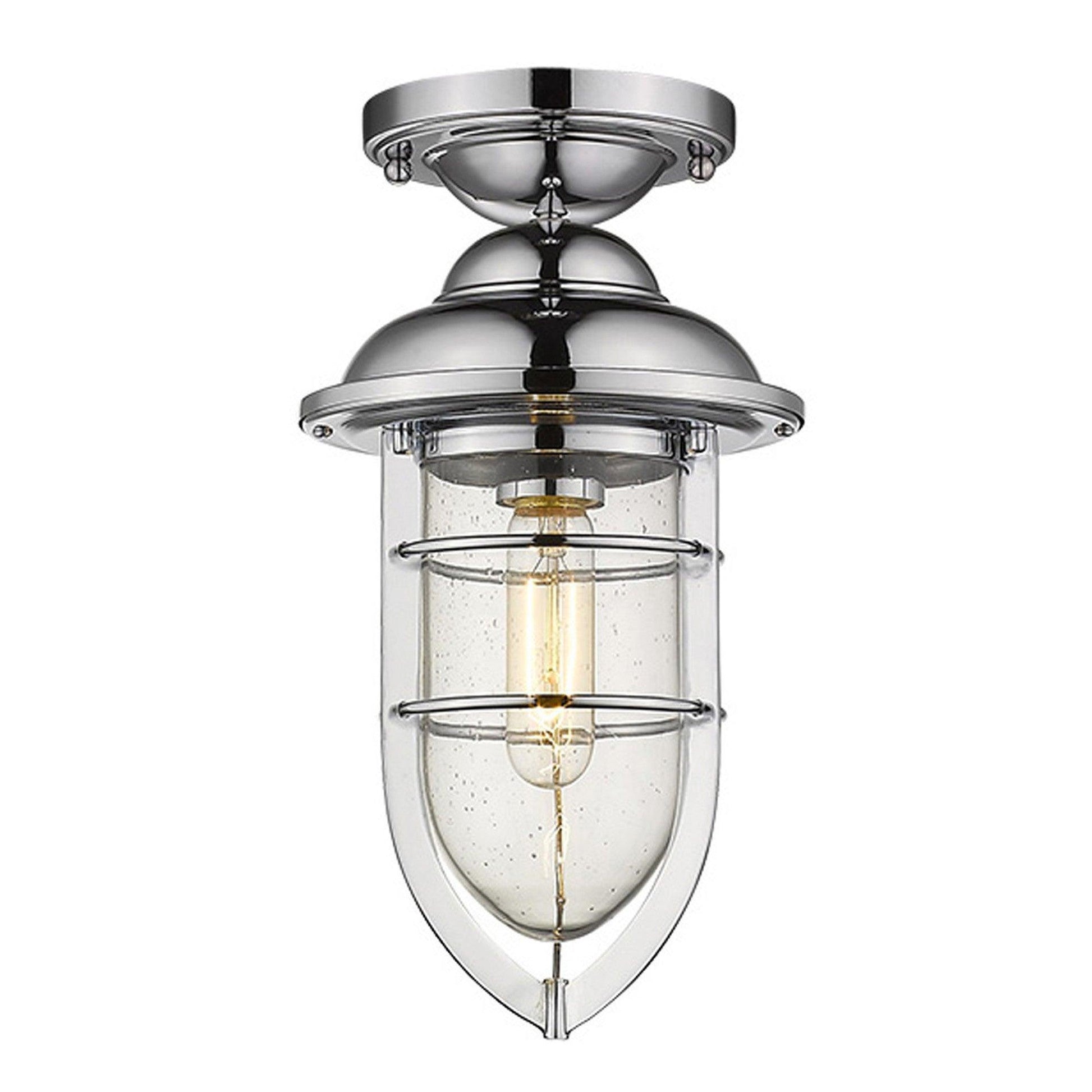 Dylan 3-Light Chrome Hanging Lantern - AFS