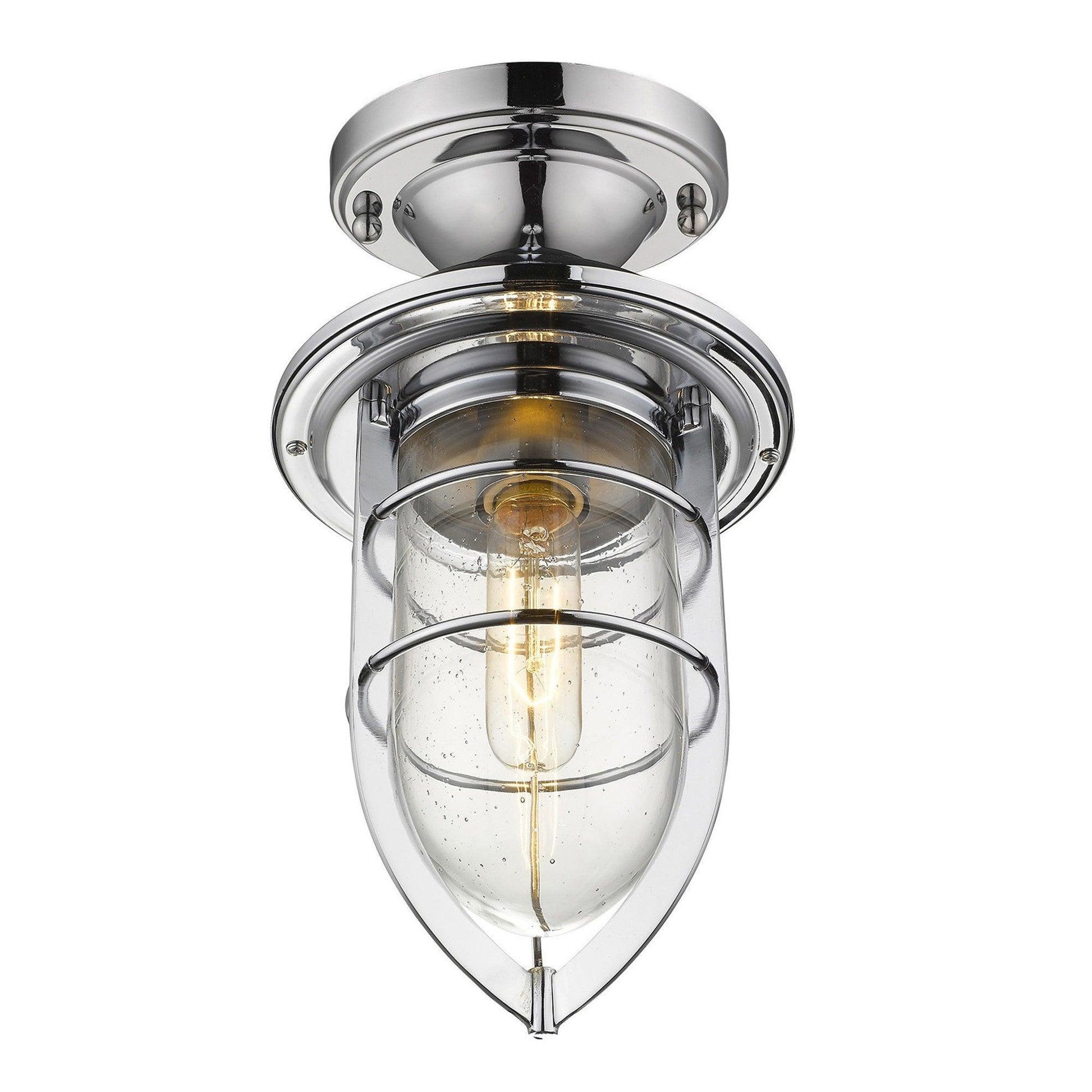 Dylan 3-Light Chrome Hanging Lantern - AFS