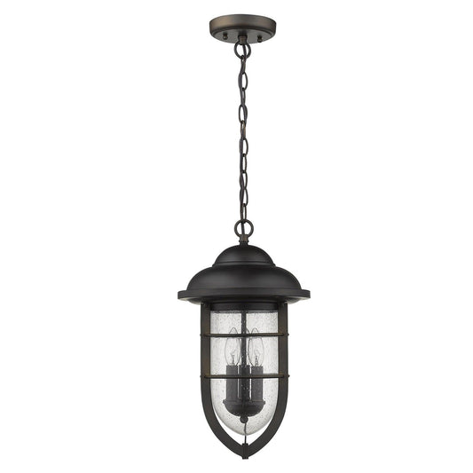 Dylan 3-Light Oil-Rubbed Bronze Hanging Lantern - AFS