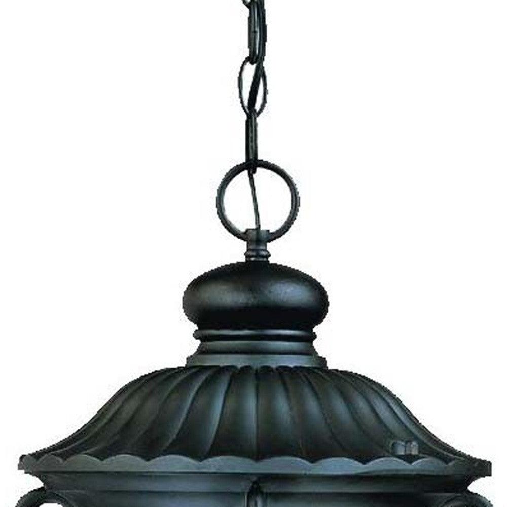 Naples 3-Light Matte Black Hanging Light - AFS