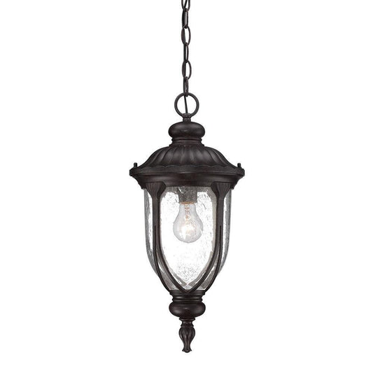 Black Cast Aluminum Hanging Pendant Light - AFS