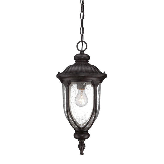 Black Cast Aluminum Hanging Pendant Light - AFS