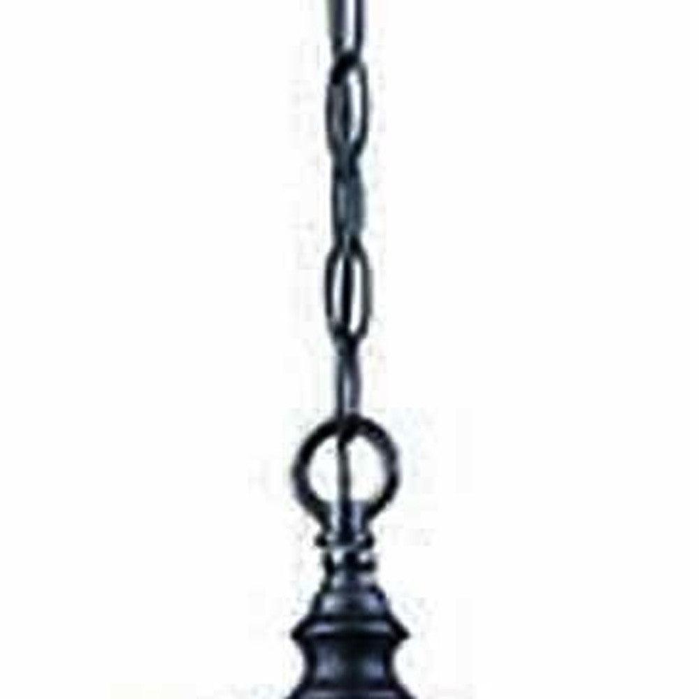 Three Light Matte Black Eastern Lantern Hanging Light - AFS