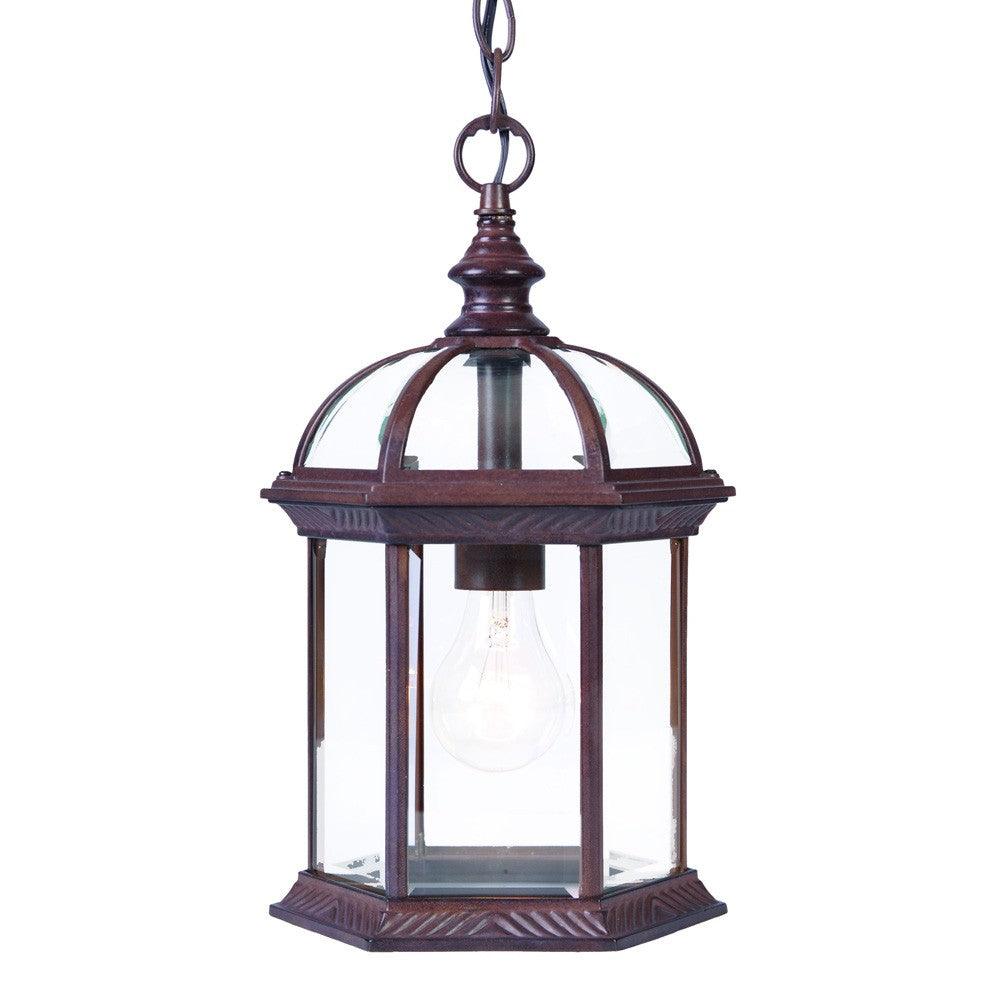 Dark Brown Cage Hanging Light - AFS