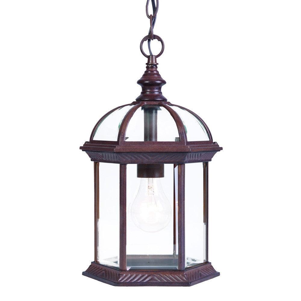 Dark Brown Cage Hanging Light - AFS