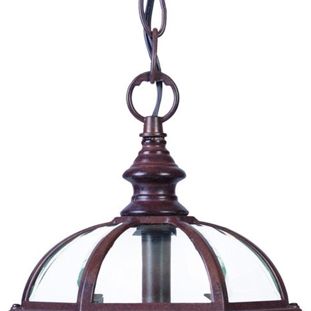 Dark Brown Cage Hanging Light - AFS