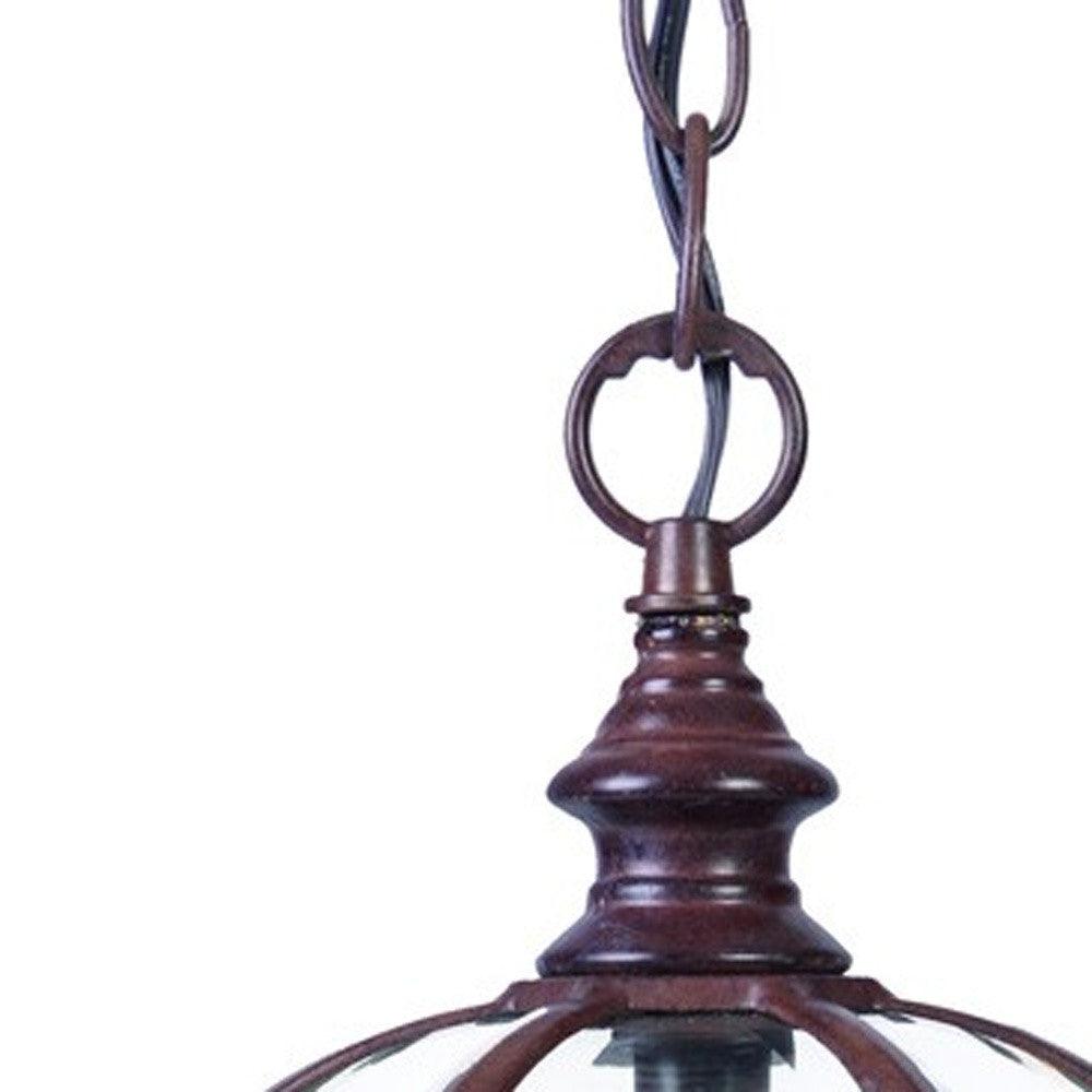 Dark Brown Cage Hanging Light - AFS